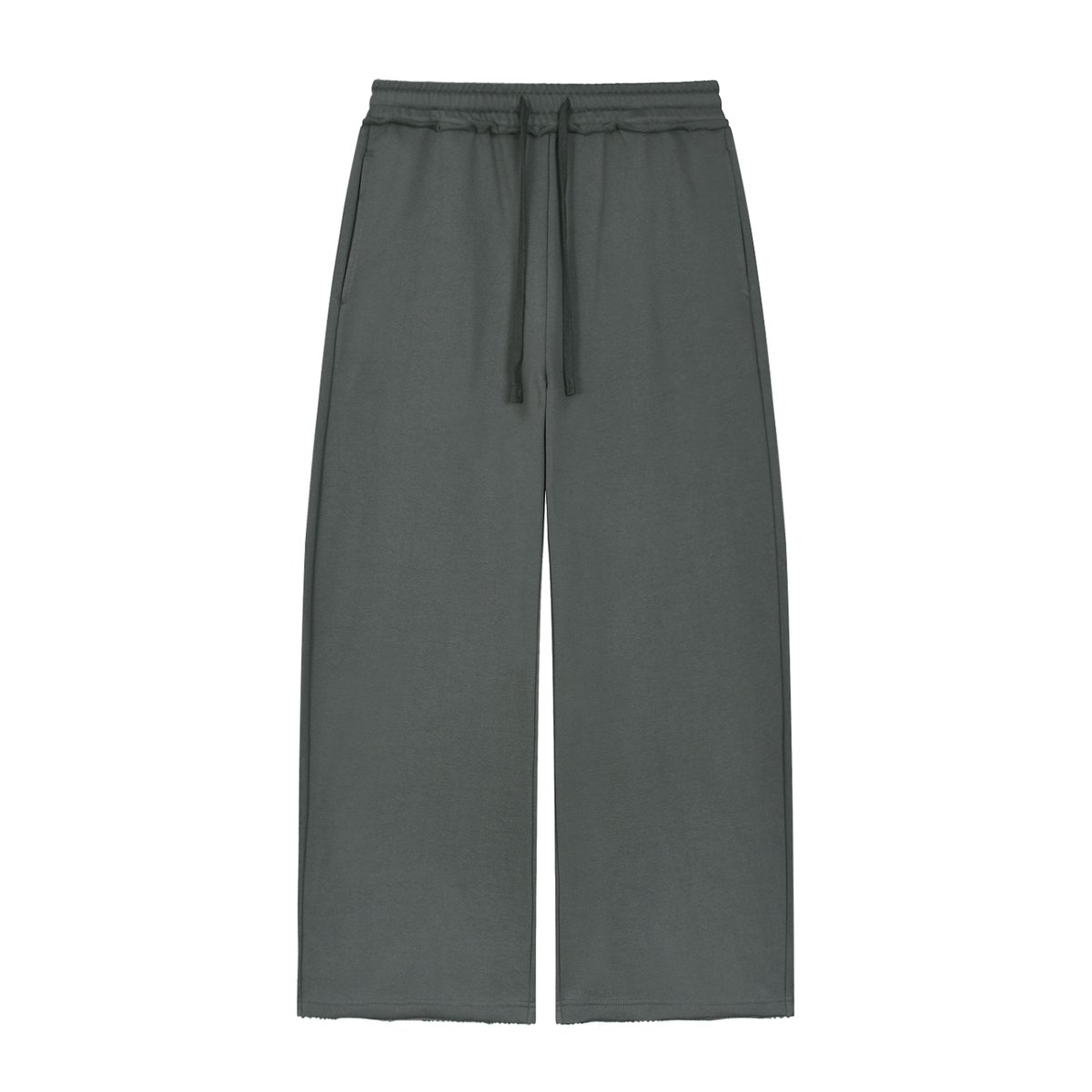 Women’s Wide Leg Raw Edge Sweatpants
