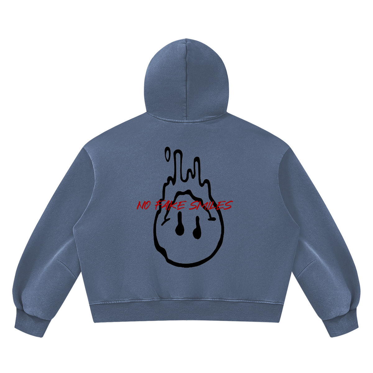 Vintage Wash Boxy "Droopy" Fleece Hoodie
