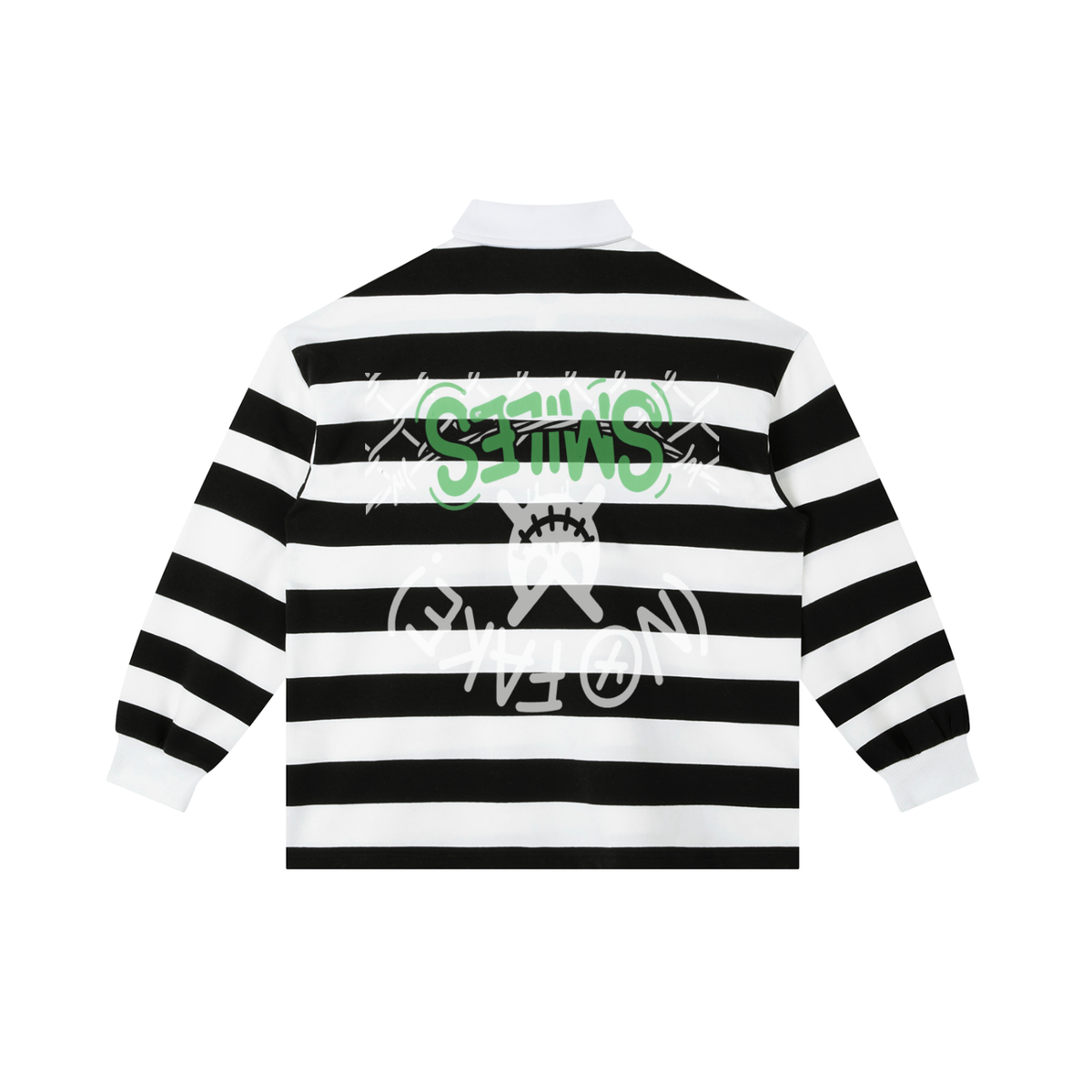 Color Block"NFS" Stripe Polo
