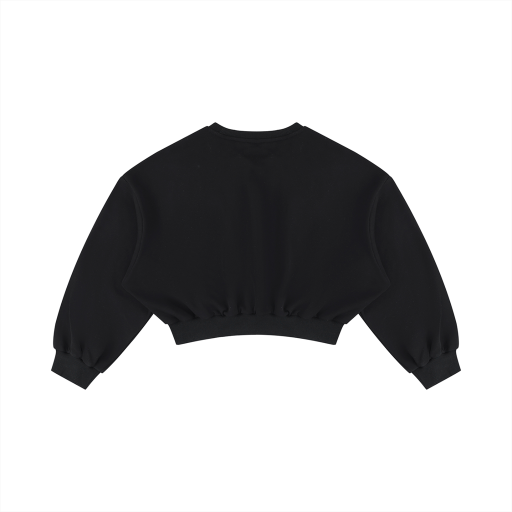 Women's Boxy Cropped Crewneck Sweatshirt