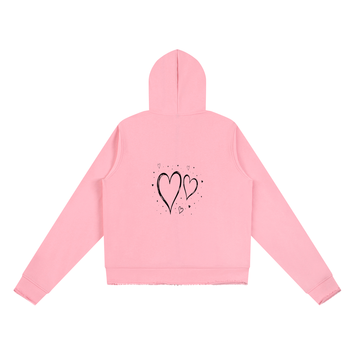 Women’s Raw Edge Full Zip Hoodie
