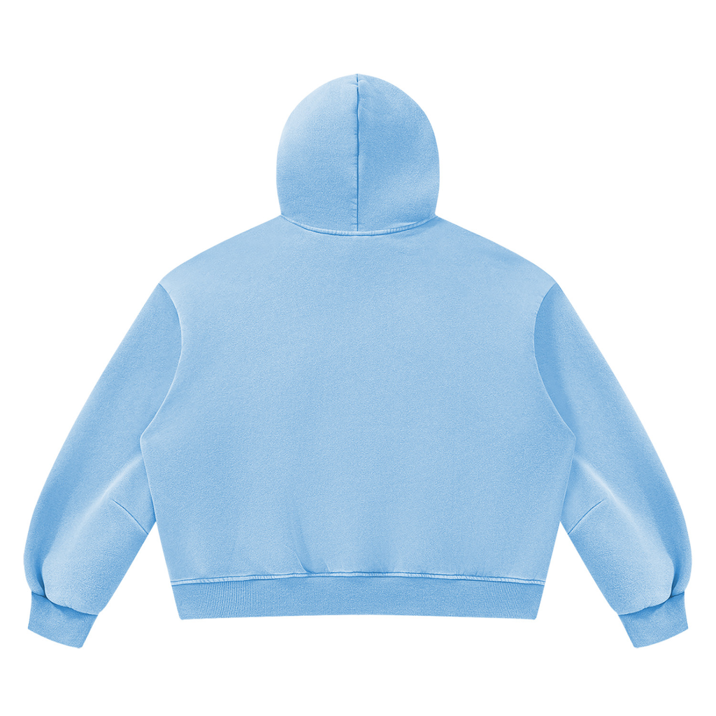 Vintage Wash Boxy Fleece Hoodie
