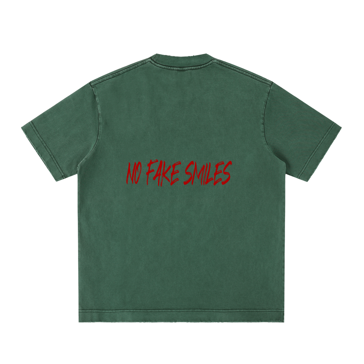 Heavyweight "Droopy" Vintage Washed Frayed T-Shirt