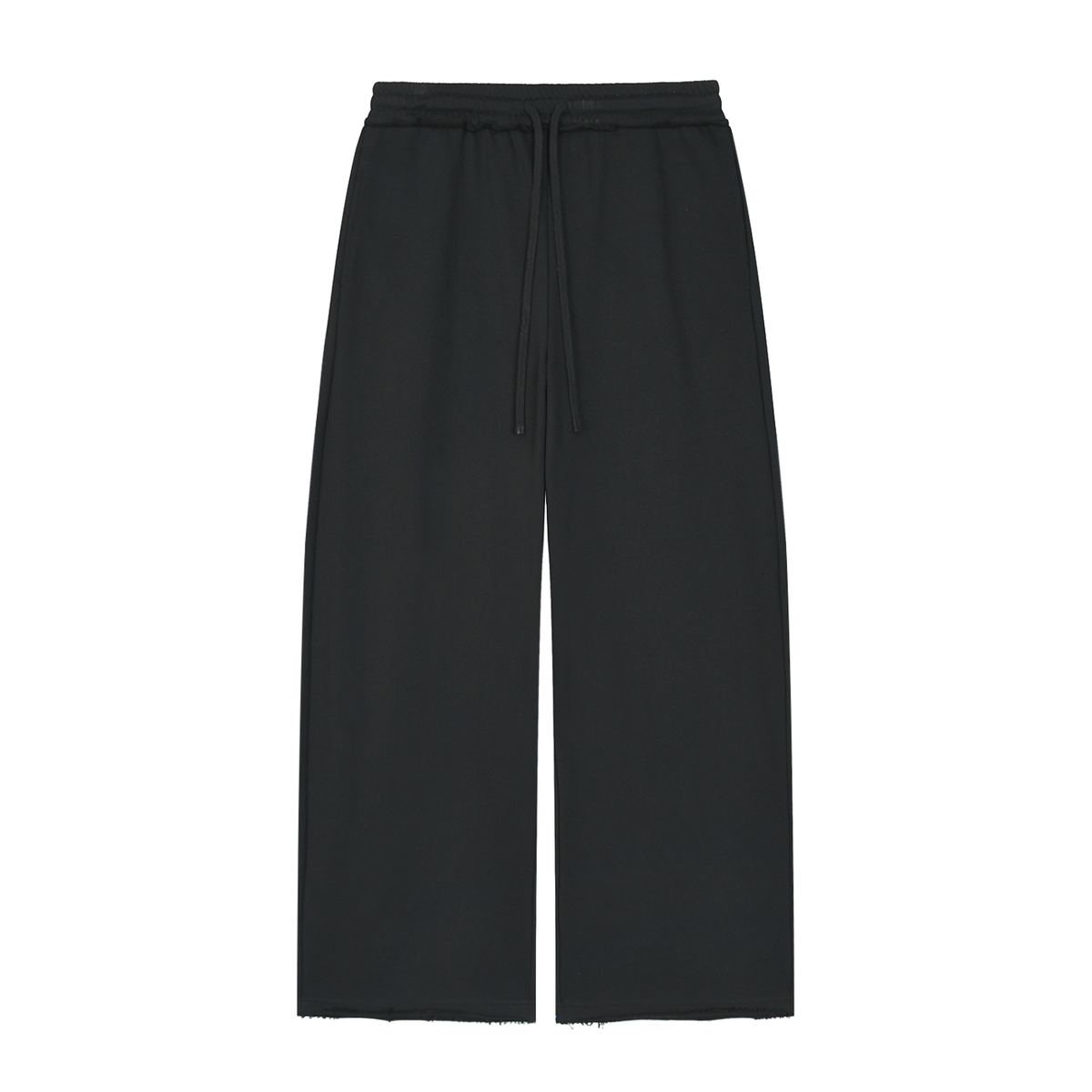 Women’s Wide Leg Raw Edge Sweatpants