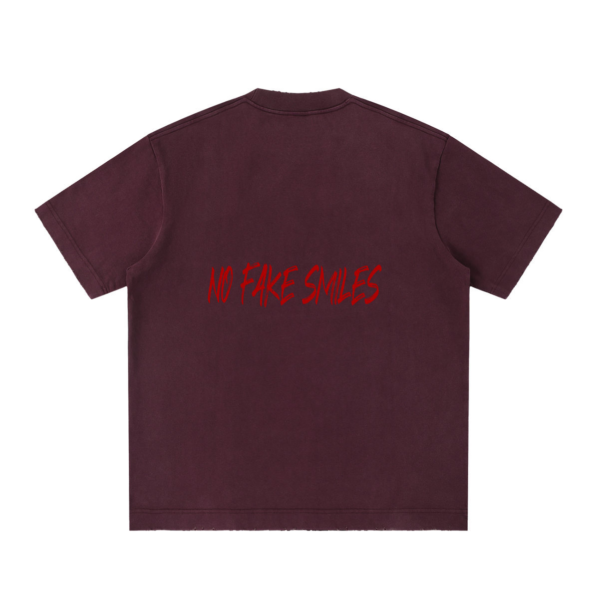 Heavyweight "Droopy" Vintage Washed Frayed T-Shirt