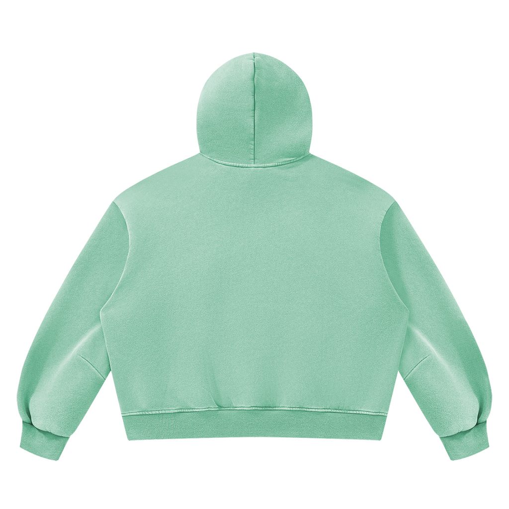 Vintage Wash Boxy Fleece Hoodie