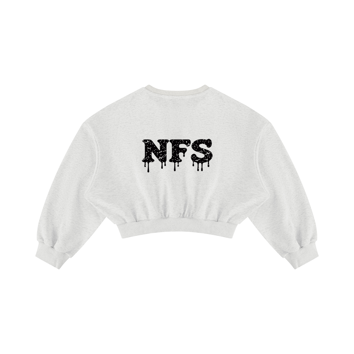 Women's Boxy Cropped Crewneck Sweatshirt