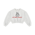 Women's Boxy Cropped Crewneck Sweatshirt