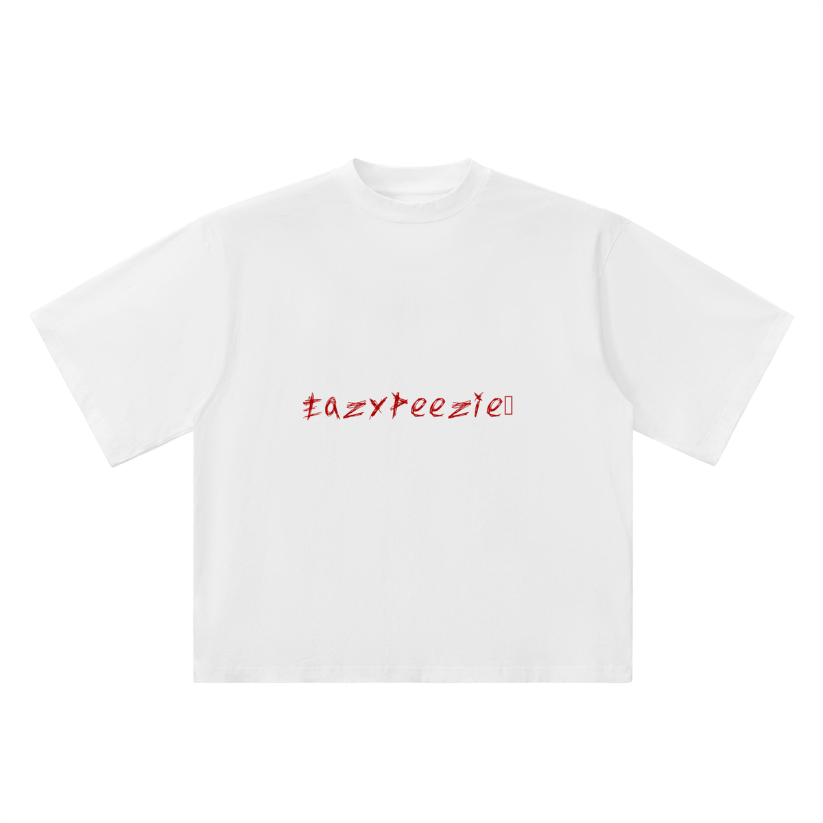 Oversized"EazyPeezie" Drop Shoulder T-Shirt