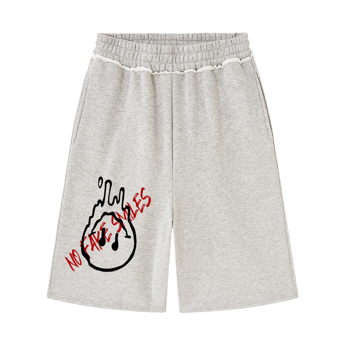 Raw Edge Fleece"Droopy" Shorts
