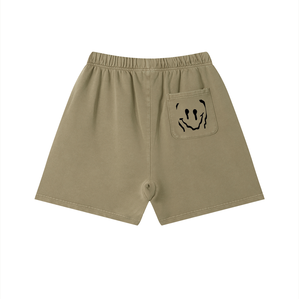 Unisex Vintage Wash Cotton Shorts