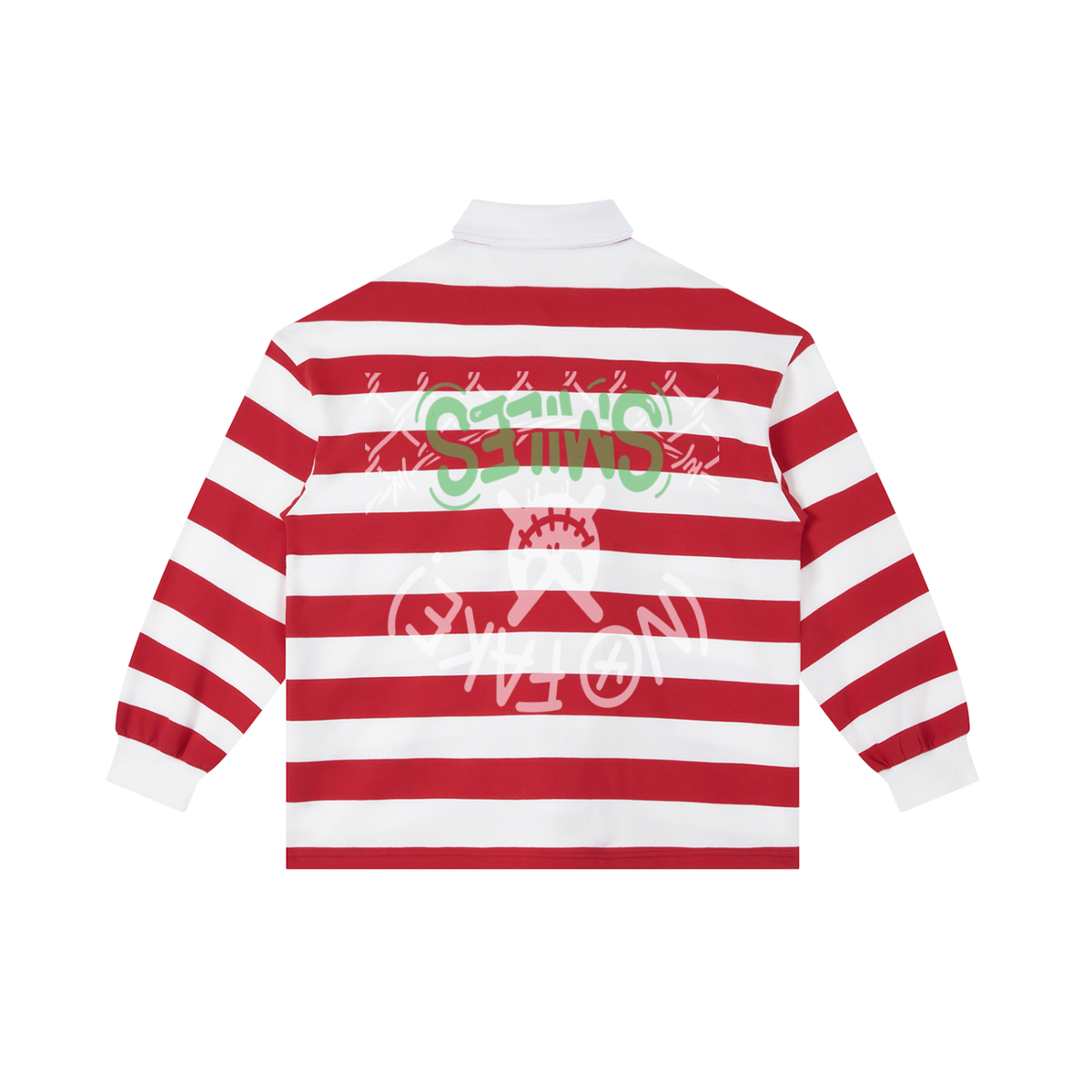 Color Block"NFS" Stripe Polo