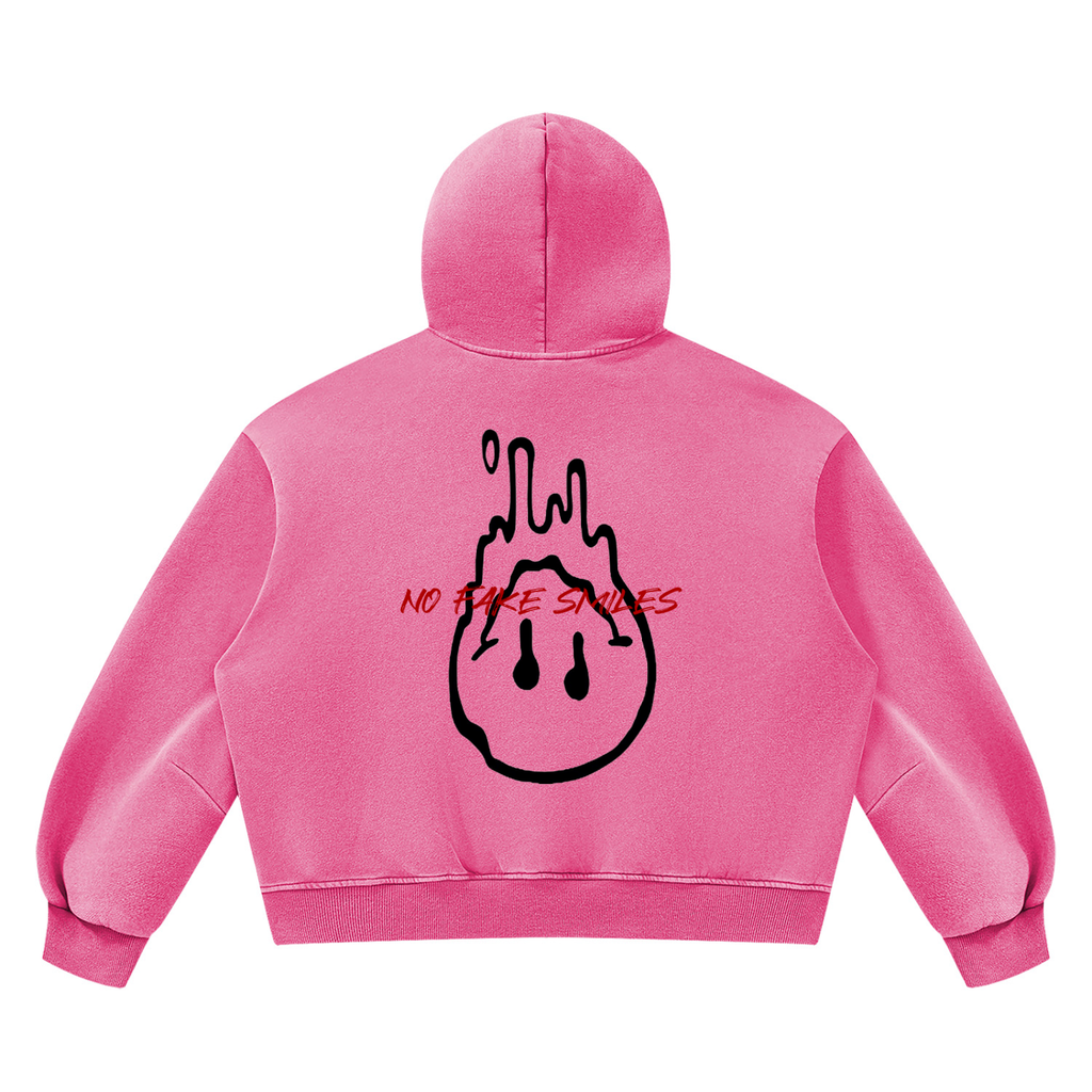 Vintage Wash Boxy "Droopy" Fleece Hoodie