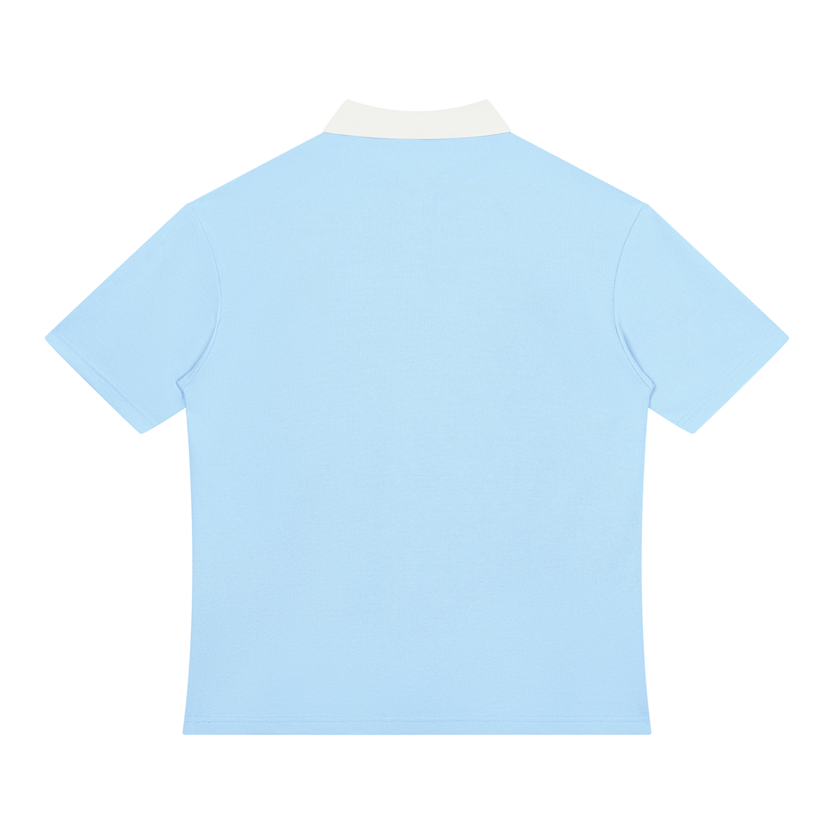 Unisex Color Block Quarter-Zip"Plain Jane" Polo Shirt