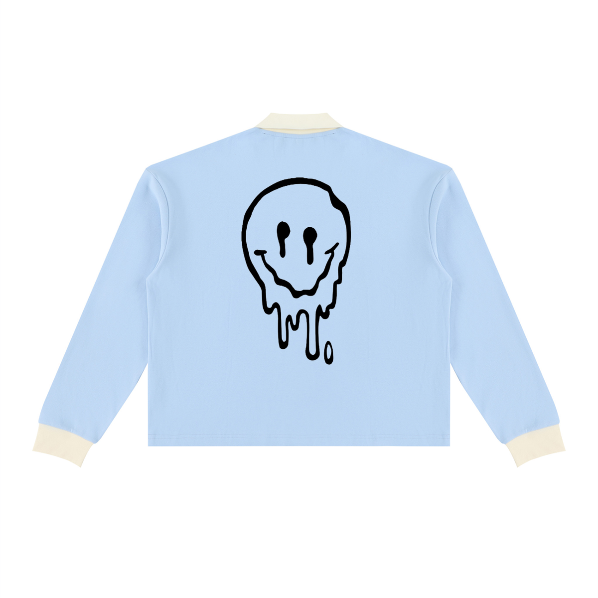 Color Block Long Sleeve"Drippy" Sweatshirt