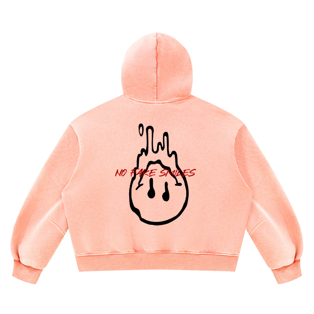 Vintage Wash Boxy "Droopy" Fleece Hoodie