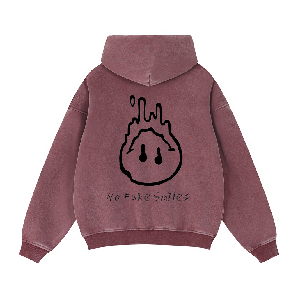 Zip-Through Boxy Fleece Hoodie