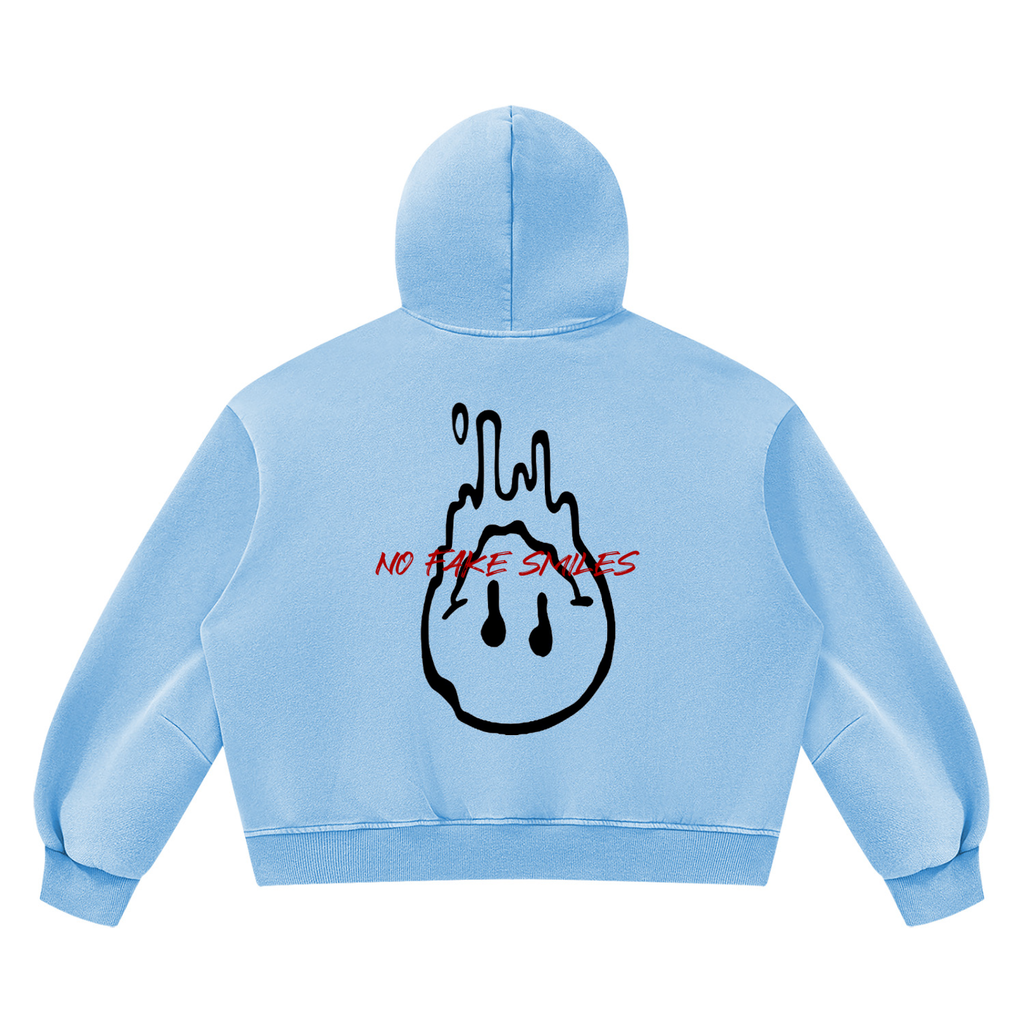 Vintage Wash Boxy "Droopy" Fleece Hoodie