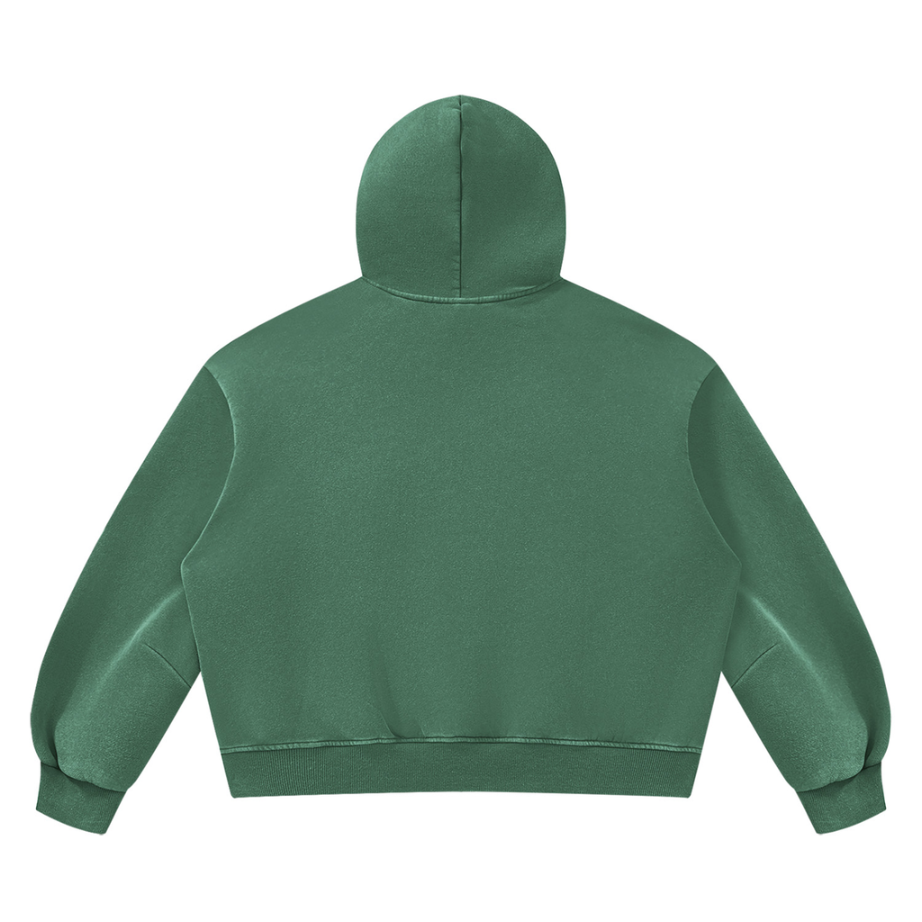 Vintage Wash Boxy Fleece Hoodie