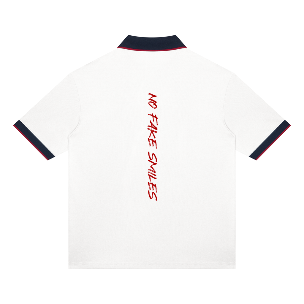 Unisex Color Block Polo "HIM"Shirt