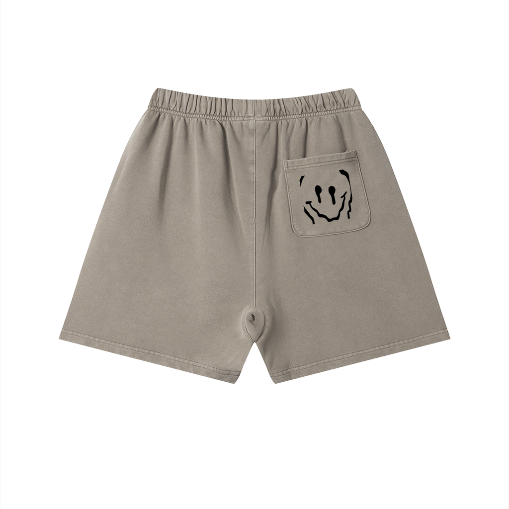 Unisex Vintage Wash Cotton"Pic Pocket" Shorts