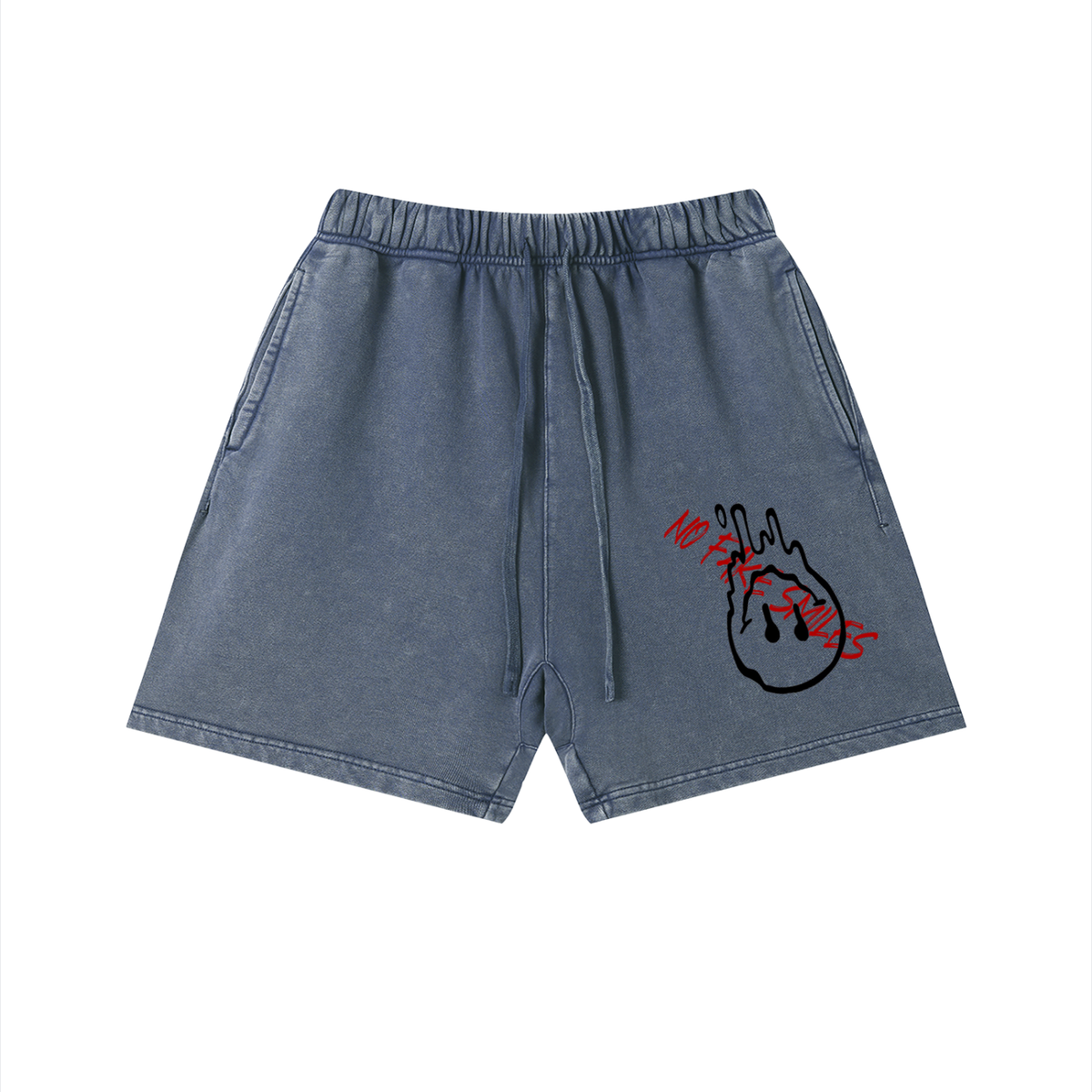 Unisex Vintage Wash Cotton Shorts
