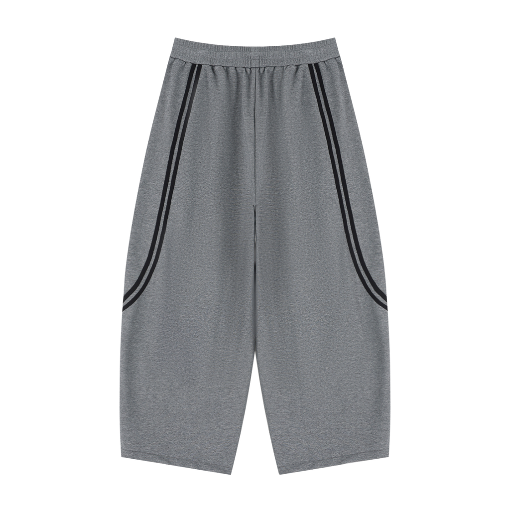 "Droopy" Wide Leg Piping Sweatpants