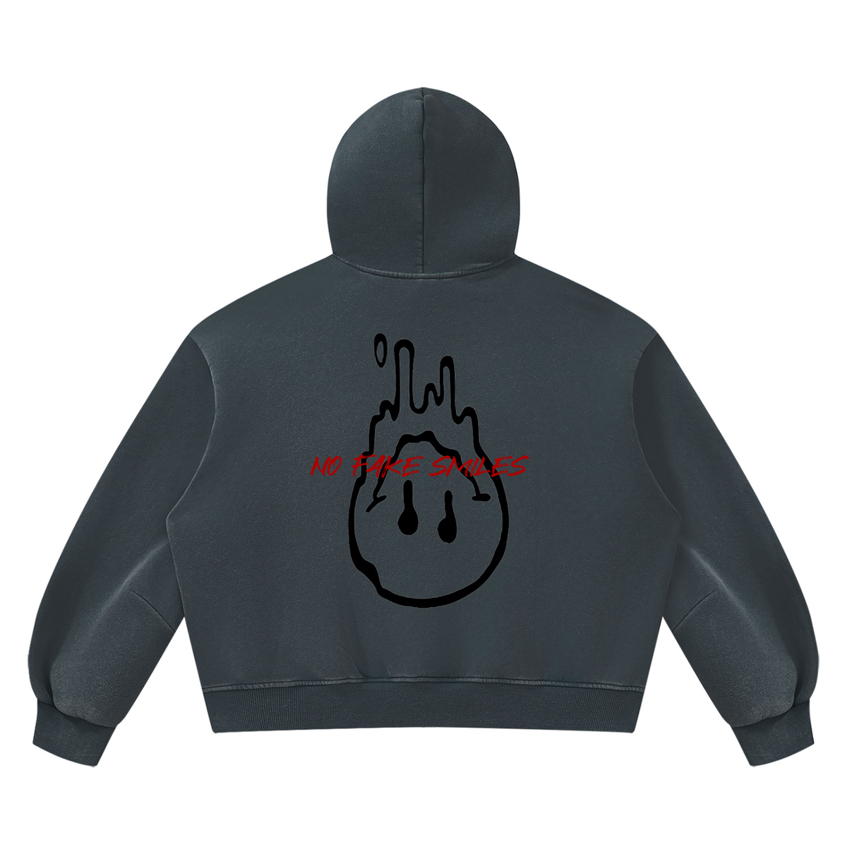 Vintage Wash Boxy "Droopy" Fleece Hoodie