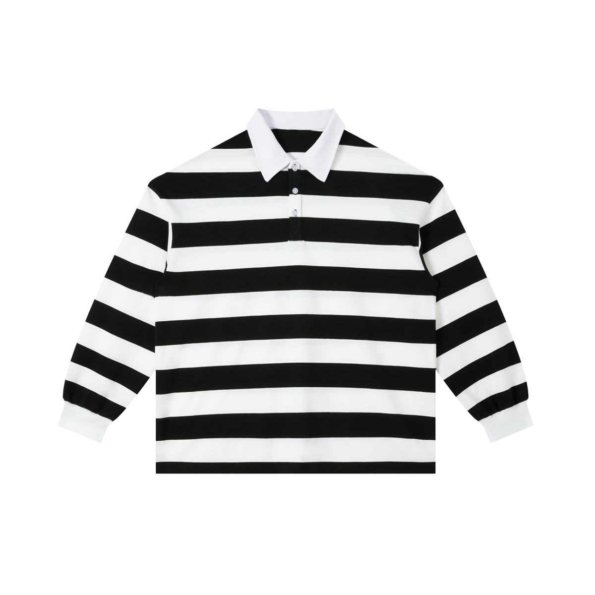 Color Block"Droopy Red" Stripe Polo