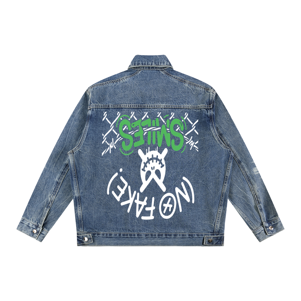 Vintage Wash "ALT LOGO" Denim Jacket
