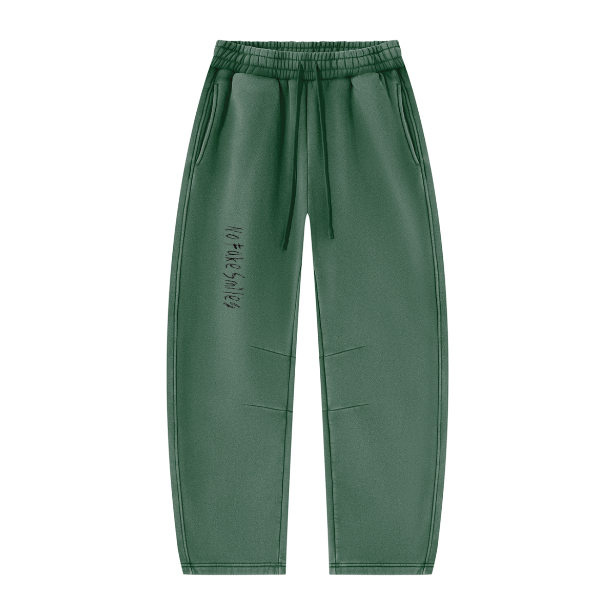 Unisex Vintage Wash Barrel Leg Fleece Sweatpants