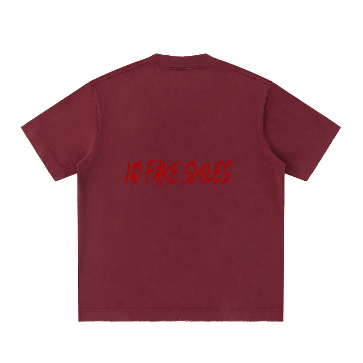 Heavyweight "Droopy" Vintage Washed Frayed T-Shirt