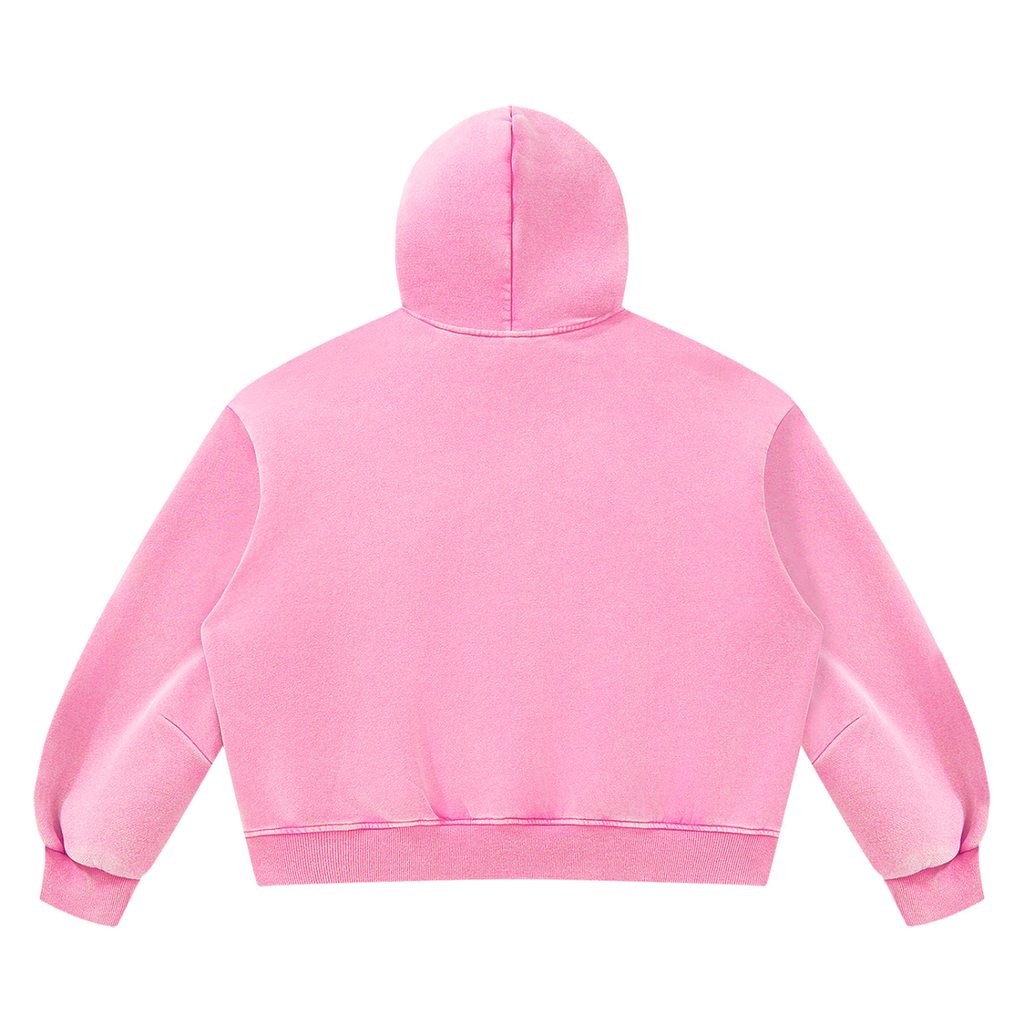 Vintage Wash Boxy Fleece Hoodie
