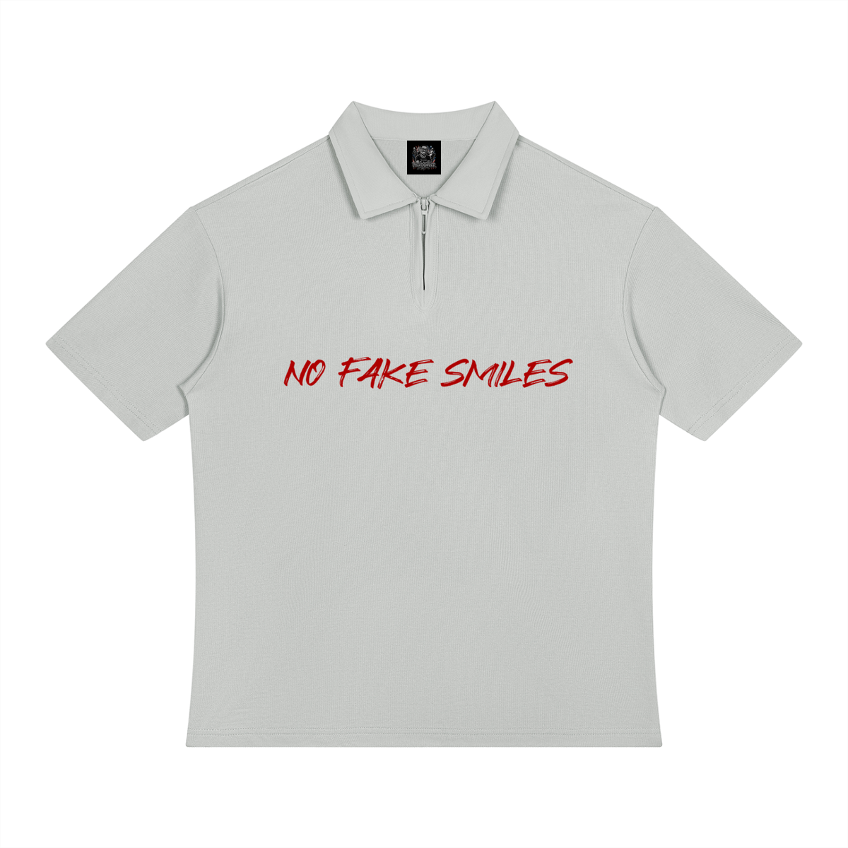 Unisex Color Block Quarter-Zip"Plain Jane" Polo Shirt
