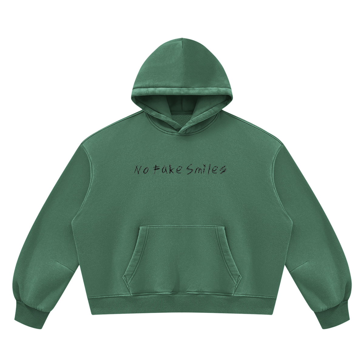 Unisex Vintage Wash Boxy Fleece Hoodie