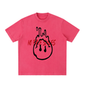 Heavyweight "Droopy" Vintage Washed Frayed T-Shirt