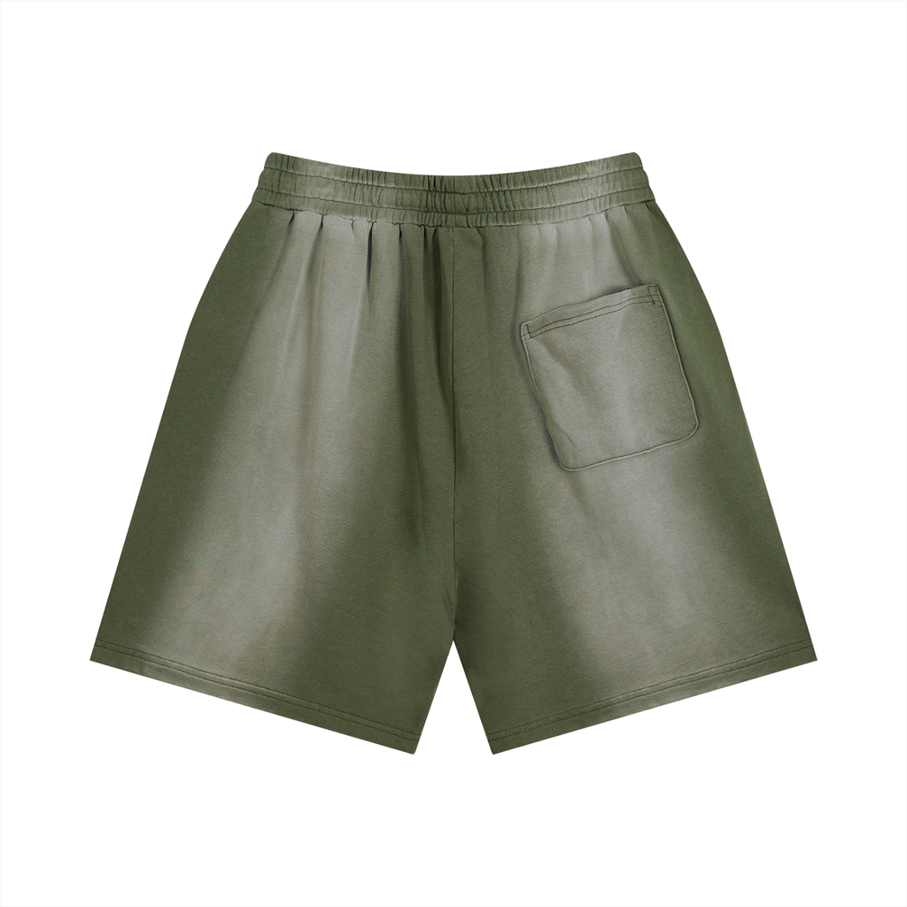 Sun Fade Distressed"NFS" Shorts
