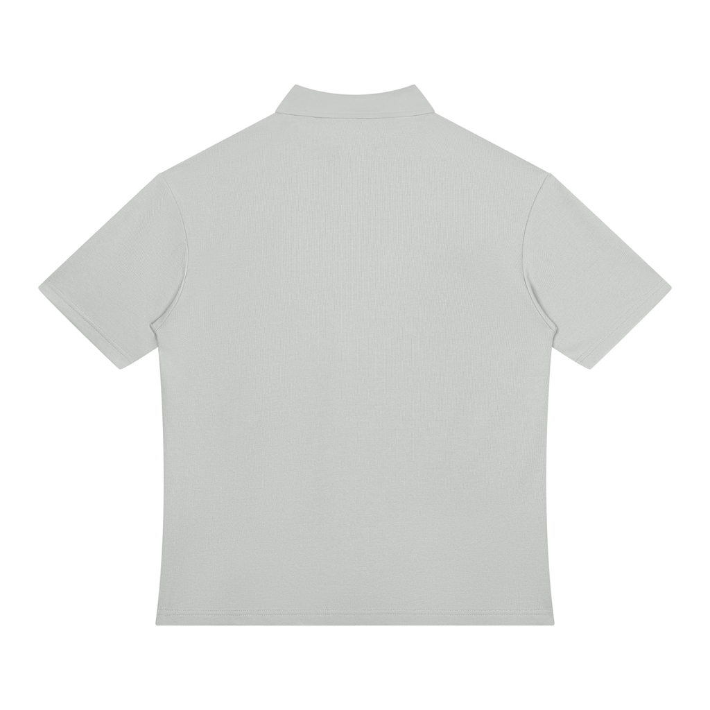 Unisex Color Block Quarter-Zip"Plain Jane" Polo Shirt