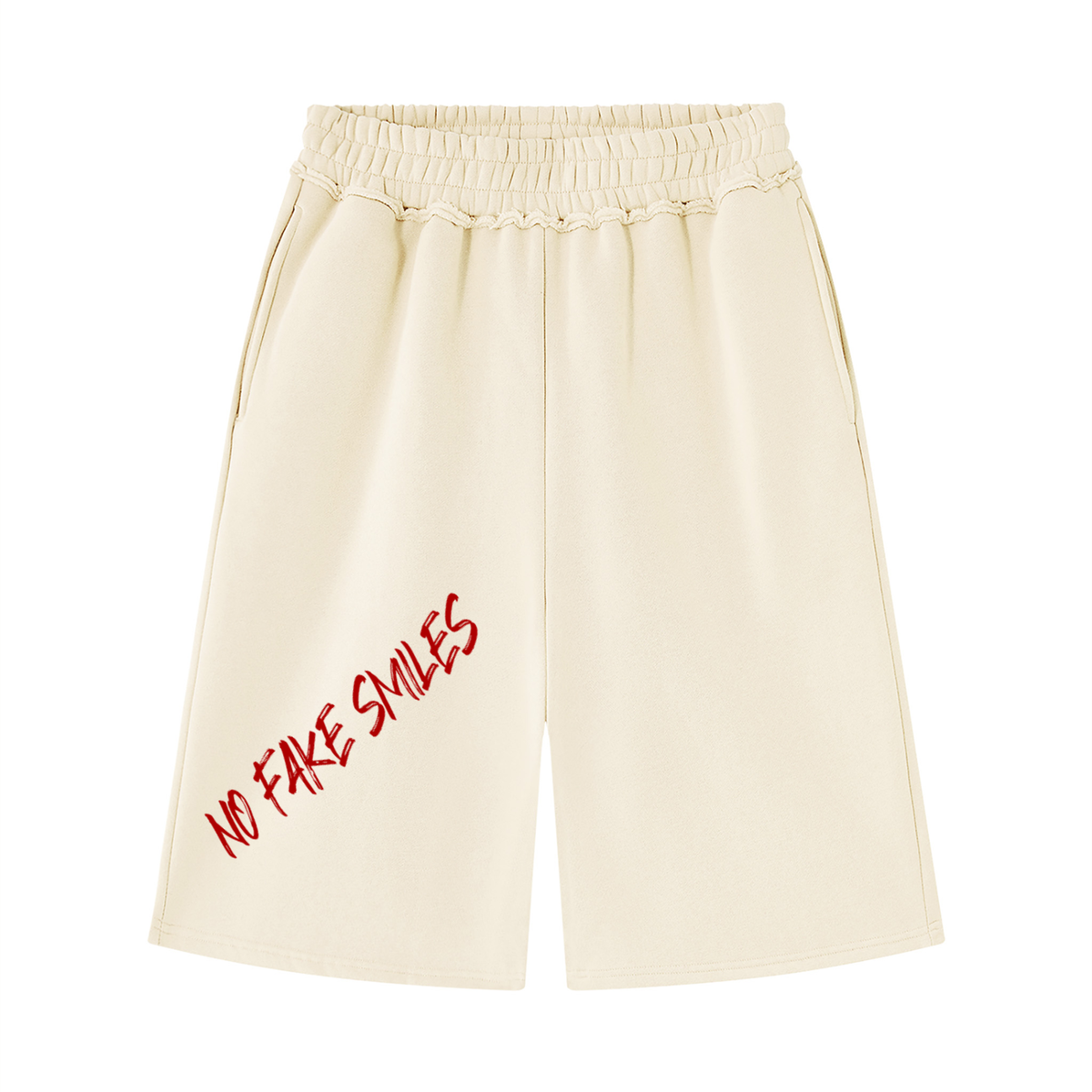Raw Edge Fleece "Calm"Shorts