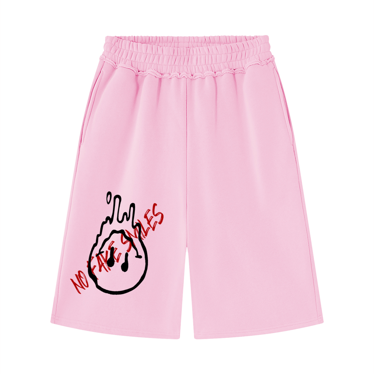 Raw Edge Fleece"Droopy" Shorts