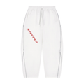 Unisex Piping Fleece Barrel Leg Sweatpants