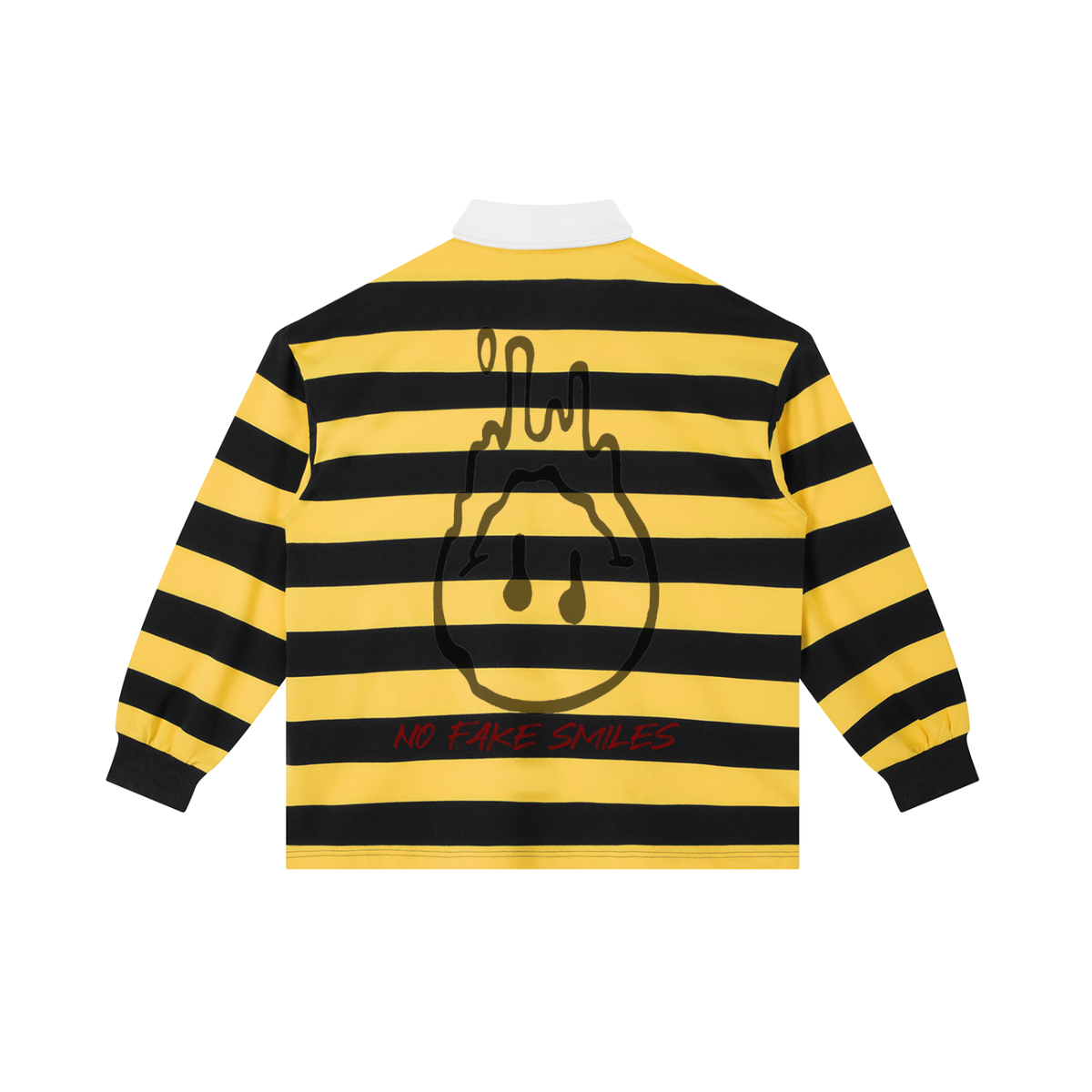Color Block"Droopy Red" Stripe Polo