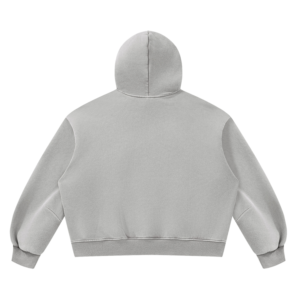 Vintage Wash Boxy Fleece Hoodie