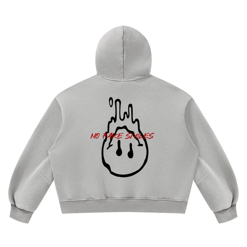Vintage Wash Boxy "Droopy" Fleece Hoodie