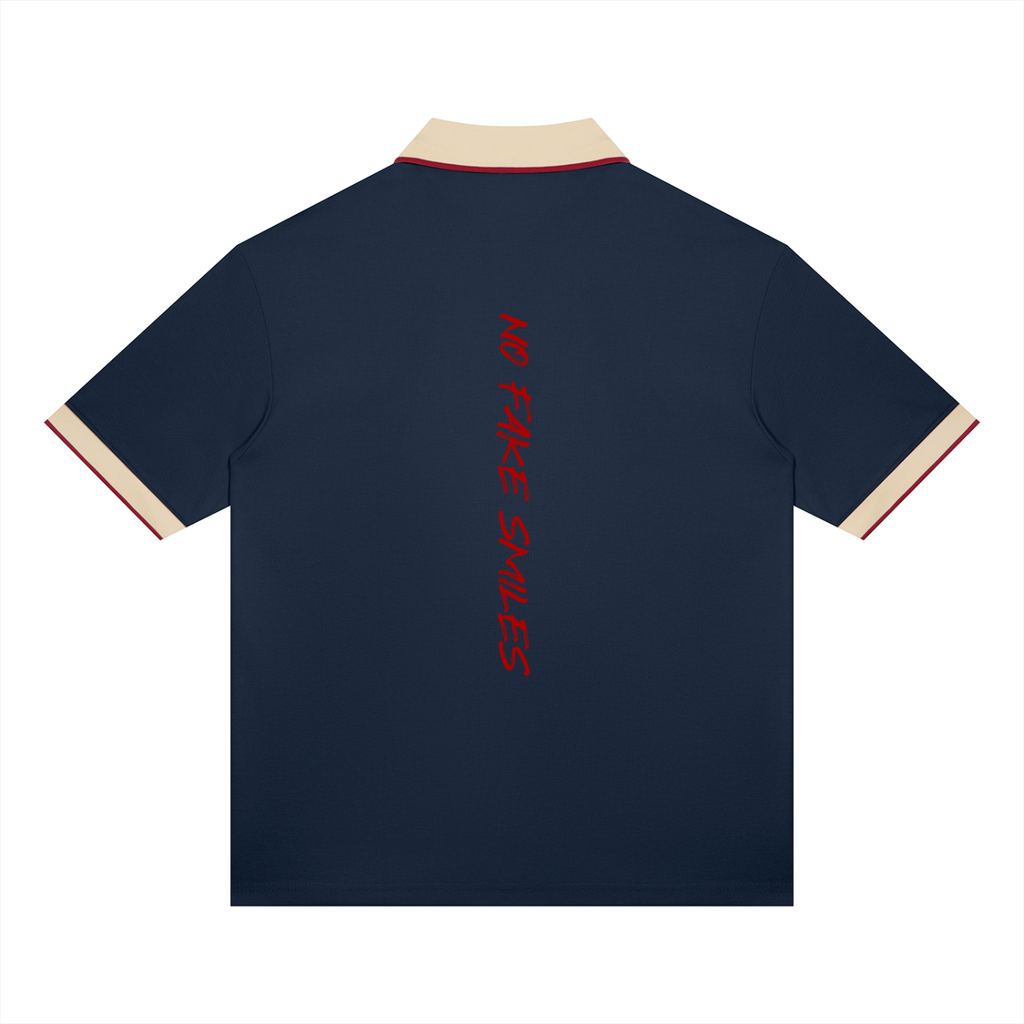 Unisex Color Block Polo "HIM"Shirt