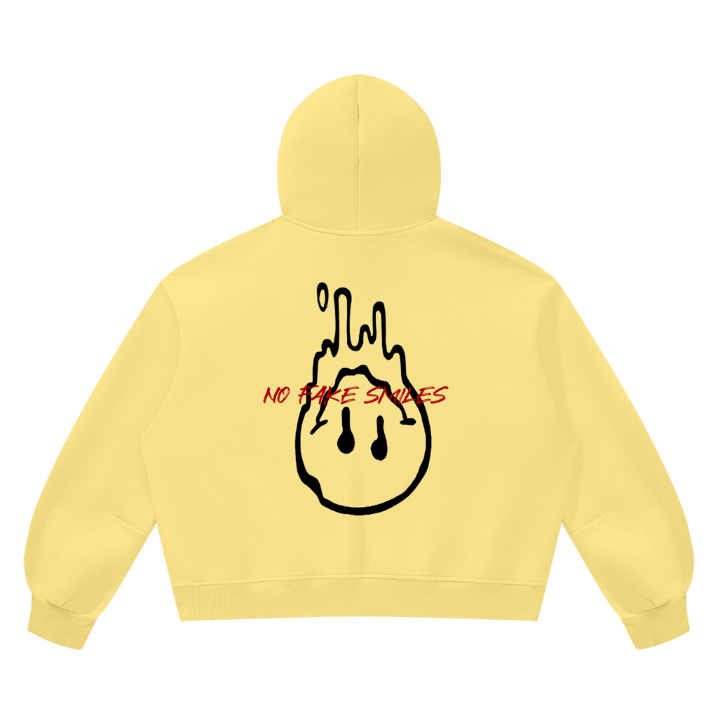 Vintage Wash Boxy "Droopy" Fleece Hoodie