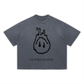 Vintage Washed Distressed Boxy Oversized T-Shirt