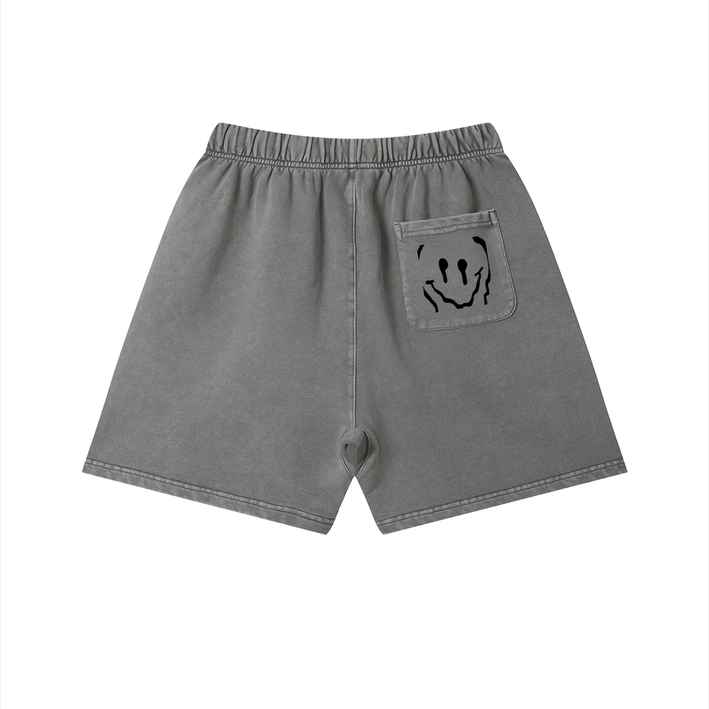 Unisex Vintage Wash Cotton Shorts