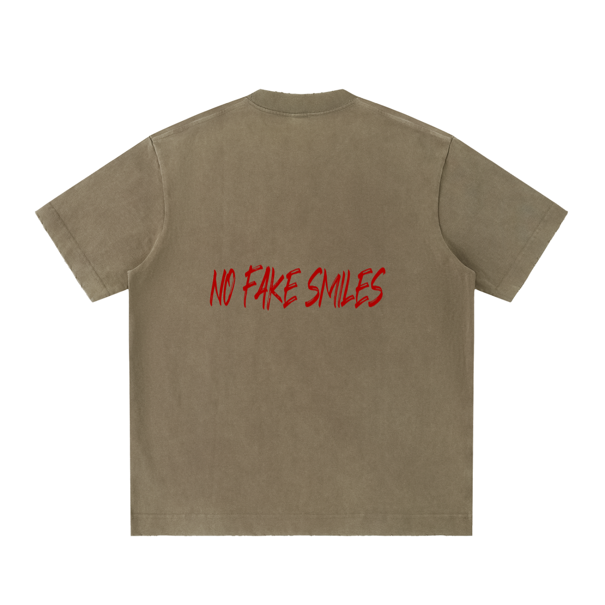 Heavyweight "Droopy" Vintage Washed Frayed T-Shirt