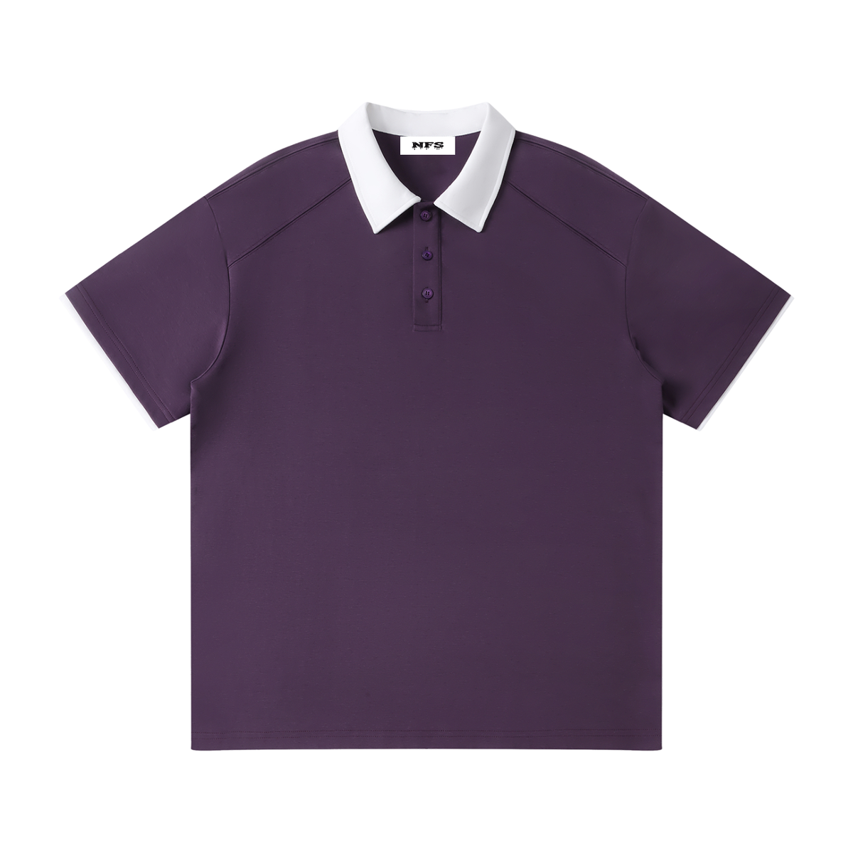 Two Tone "Droopy" Polo Shirt